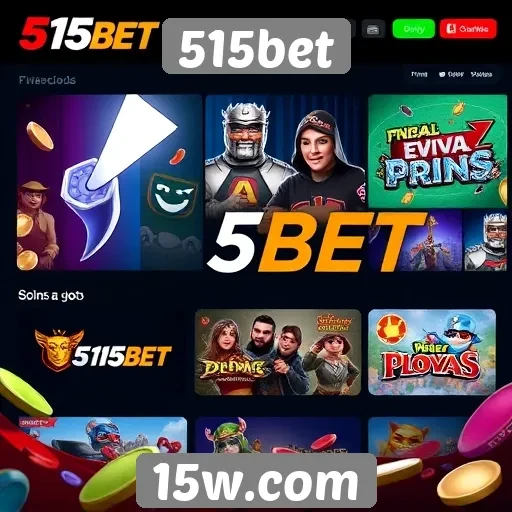 Comparativo das opções de jogo disponíveis na 515bet